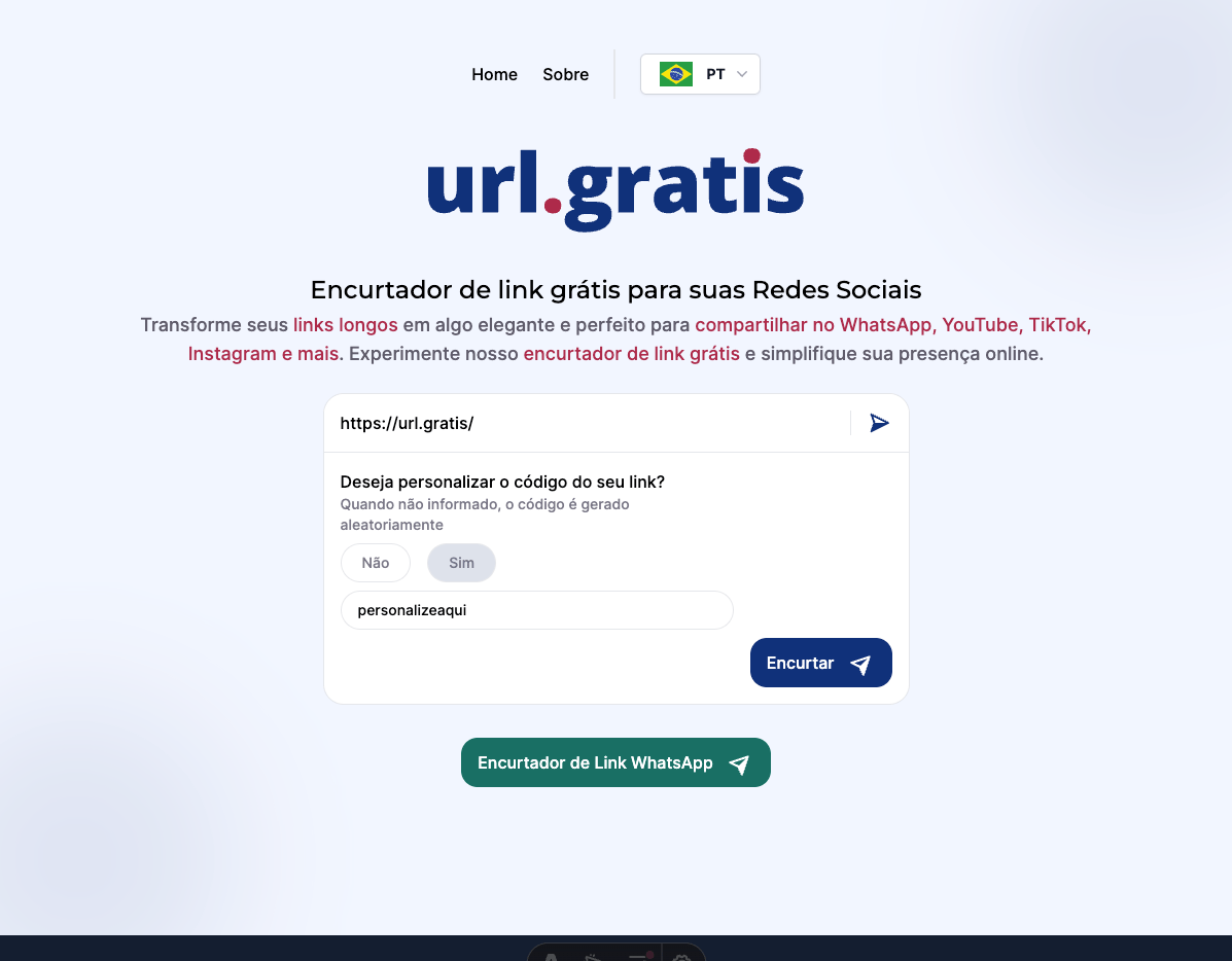 URL Grátis: O Melhor Encurtador de Link para seu Negócio